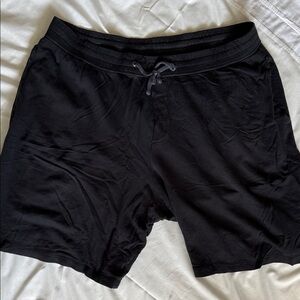 James Perse Men’s 100% cotton shorts, Black, XXL